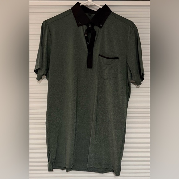 State & Liberty Men's Polo Shirt with Black Accents - Picture 3 of 4